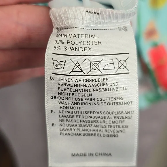 SHANKITGOLF Men’s Green Hawaiian Tropical Print Golf Polo, Size XL, NWT - Picture 6 of 6